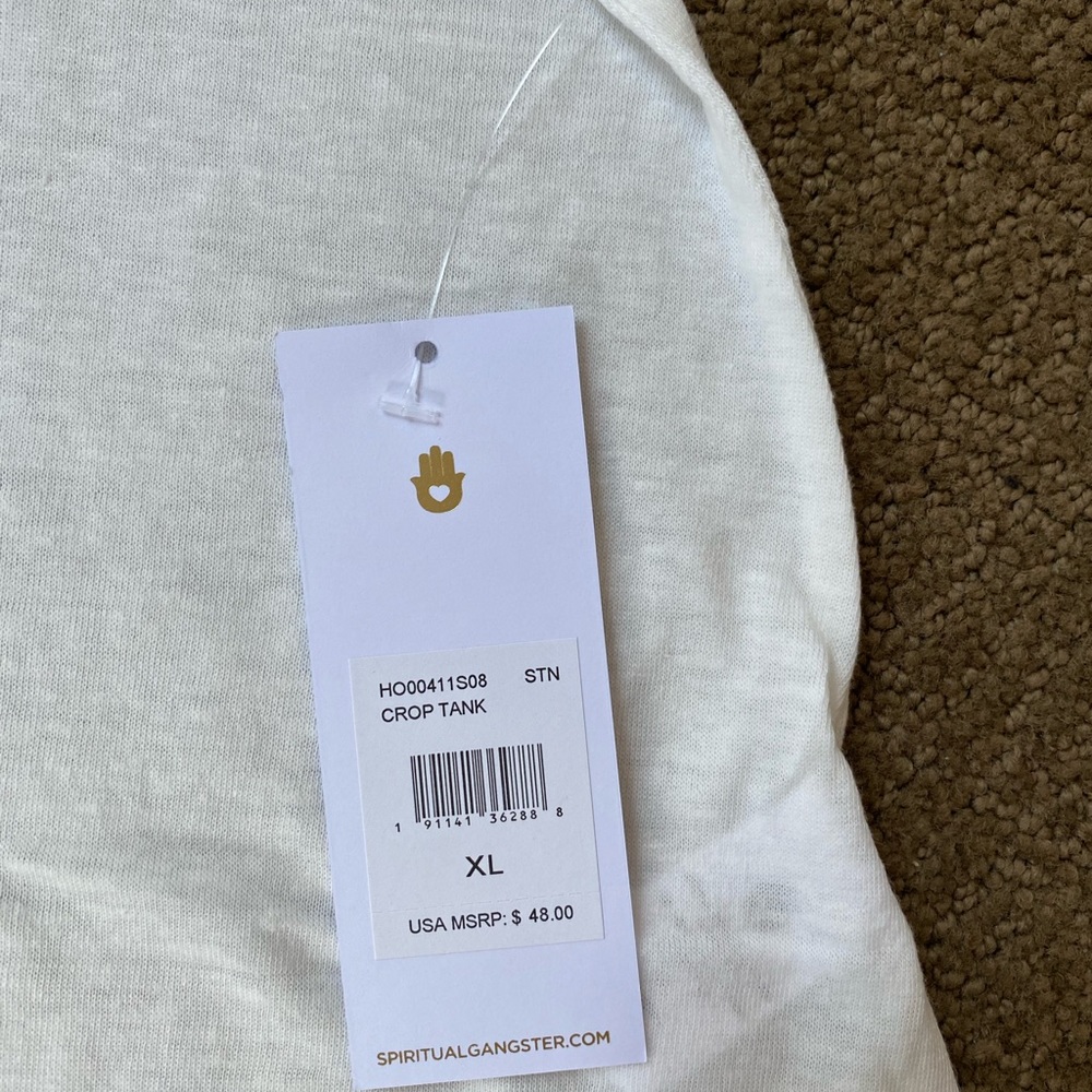 Spiritual Gangster Love Crop Tank Top - Picture 4 of 8